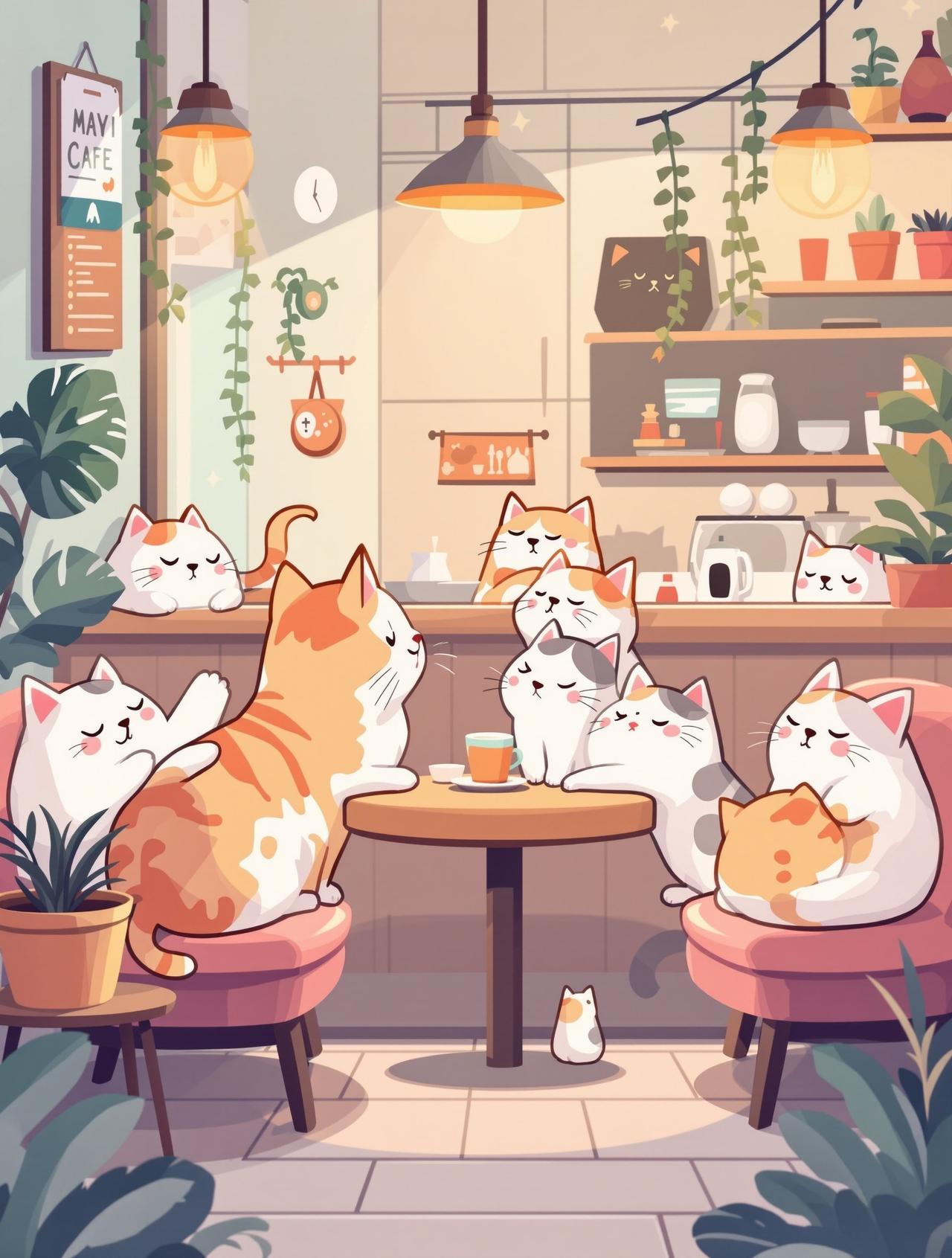 ai漫剧工厂 - 猫咪咖啡馆